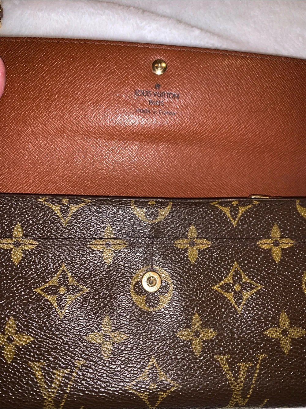 Vintage Authentic Louis Vuitton Monogram Sarah LV Wallet EVC!